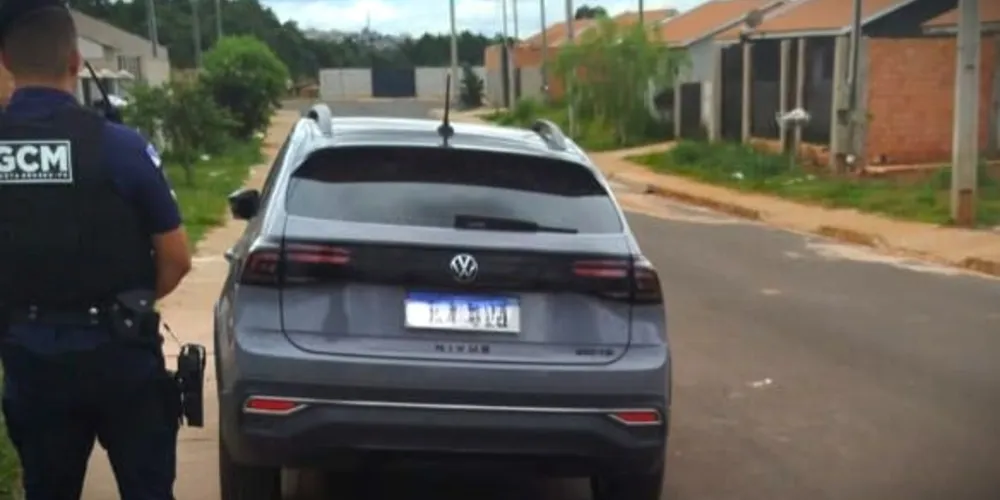 Carro foi visualizado no bairro Contorno