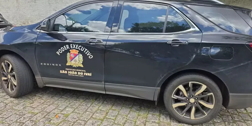 Carro adquirido em 2022 para o gabinete da então prefeita Carla Suzi Emerenciano