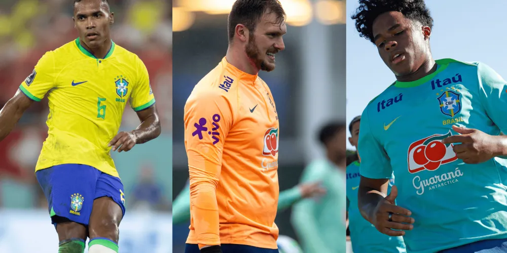 Alex Sandro, do Flamengo, Endrick, do Real Madrid, e Lucas Perri, do Lyon foram convocados