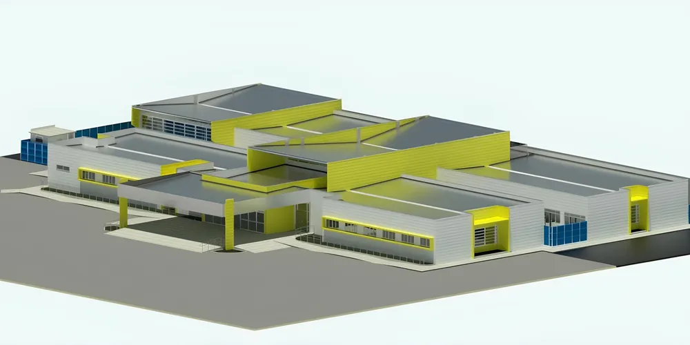 Perspectiva da edificação do CER-4