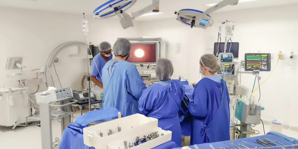O procedimento ocorreu no Hospital Universitário Materno-Infantil (Humai)