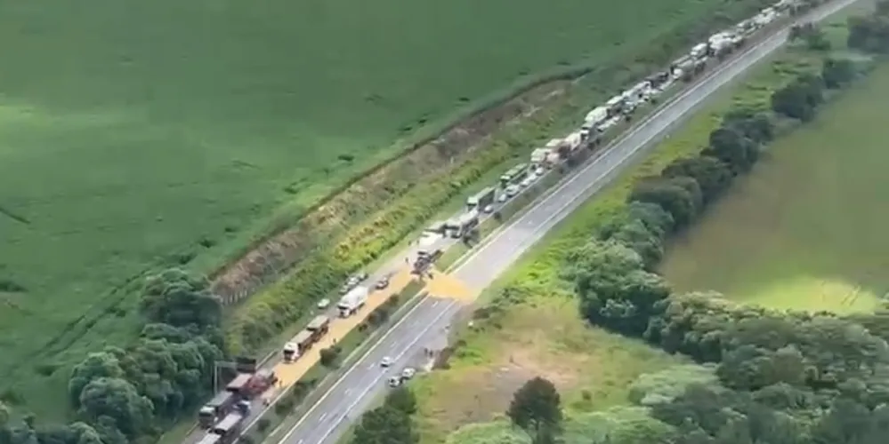 Acidente aconteceu no KM 313 da rodovia