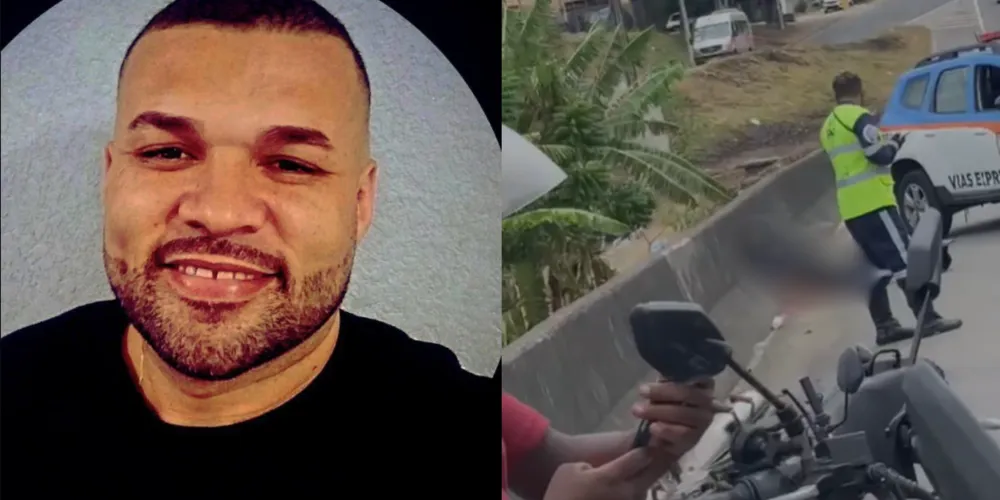 Victor Hugo Silva, , de 38 anos, morreu após ser atingido por linha com cerol na Avenida Brasil, no RJ