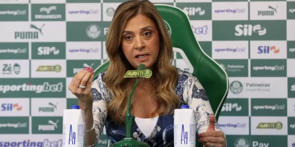 Leila Pereira, presidente do Palmeiras
