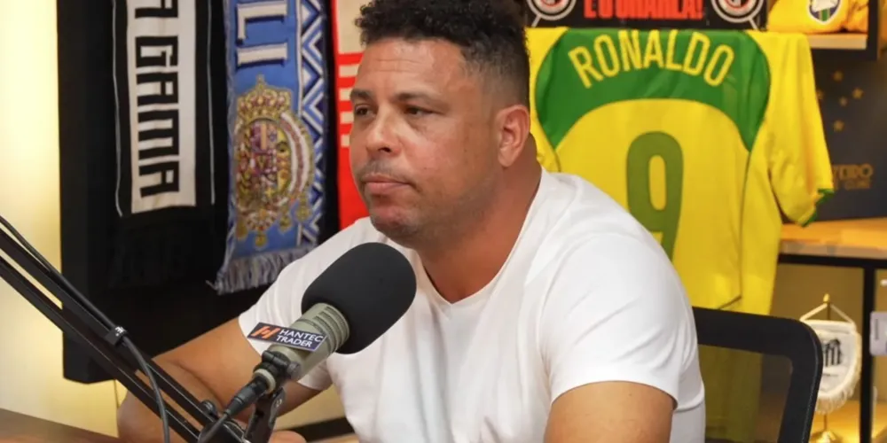 Ronaldo Fenômeno durante entrevista ao Charla Podcast
