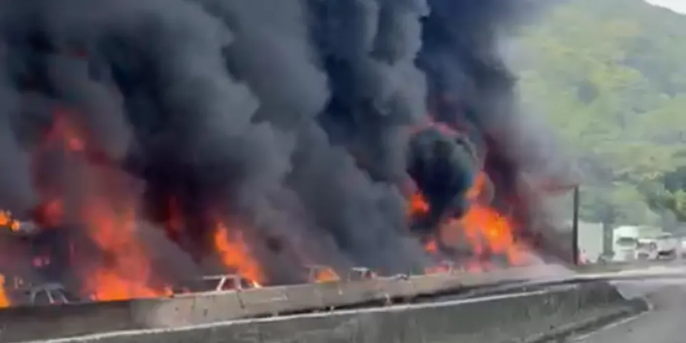 Acidente aconteceu na tarde desse domingo