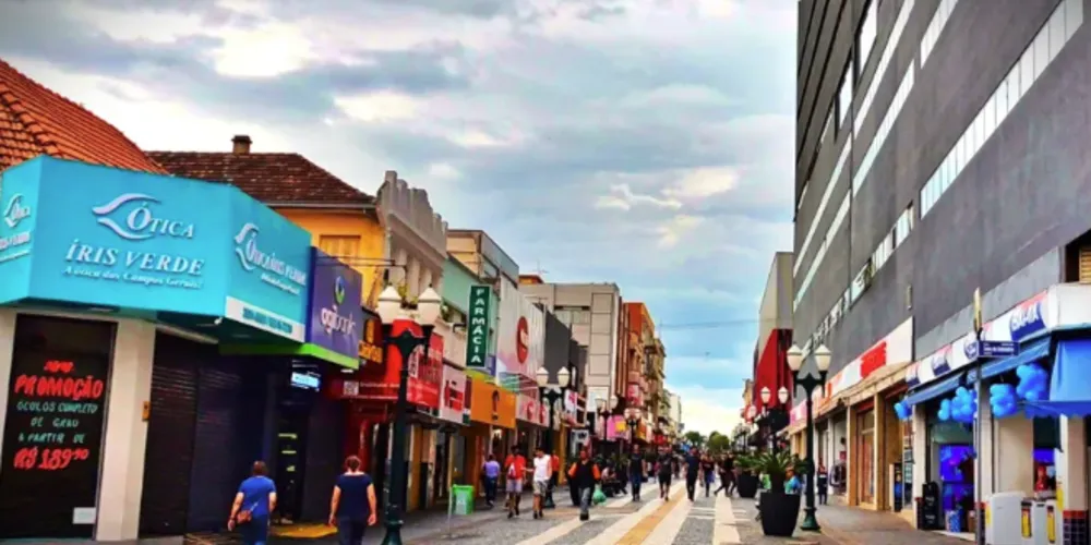 Calçadão de Ponta Grossa