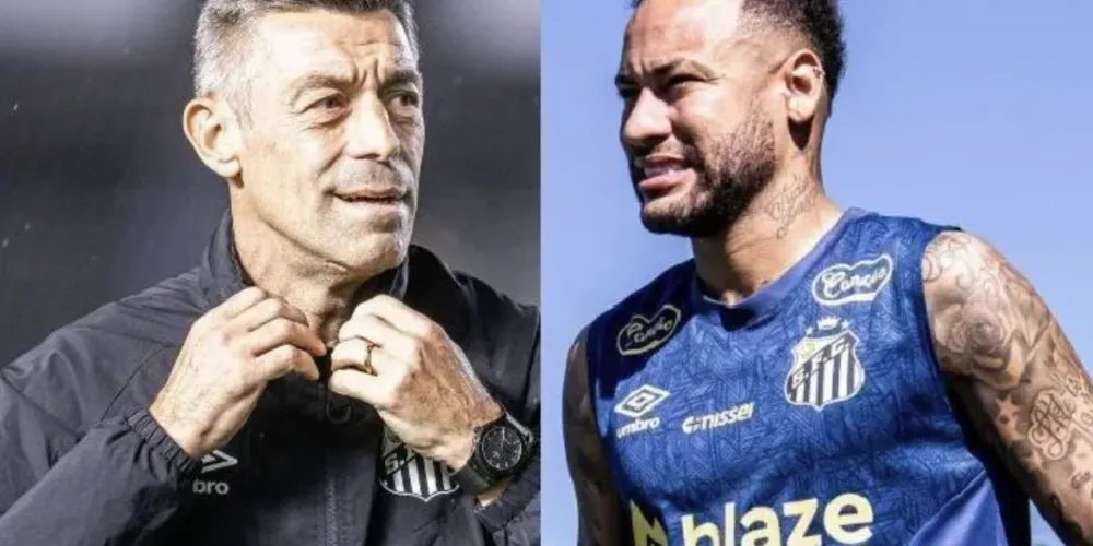 Neymar agradece a Pedro Caixinha pelo tempo em que trabalharam juntos no Santos