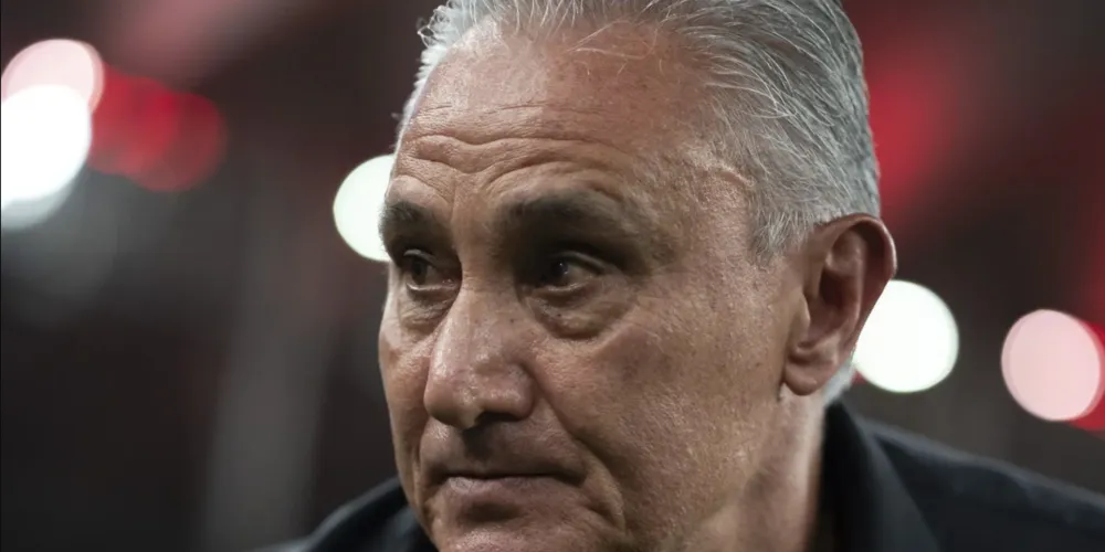 Tite na época em que treinava o Flamengo