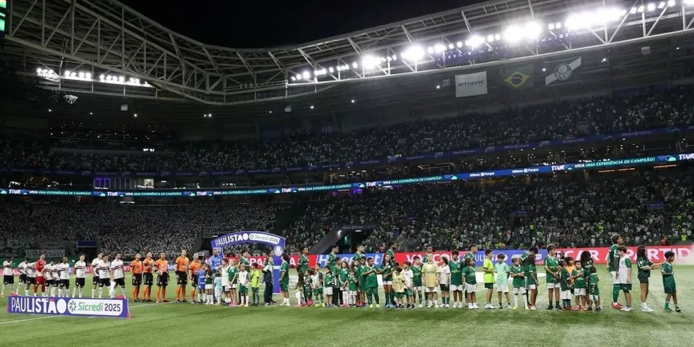 Palmeiras e São Paulo pela semifinal do Paulistão, no Allianz Parque