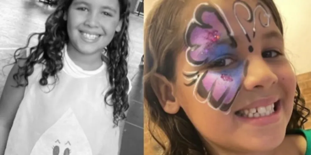 Sarah Raíssa Pereira de Castro, 8 anos, deu entrada no Hospital Regional de Ceilândia (HRC) na quinta-feira (10)