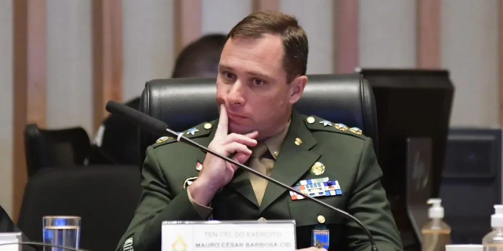 O tenente-coronel Mauro Cid, ex-ajudante de ordens de Jair Bolsonaro