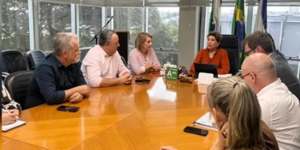 Participaram do debate a prefeita Elizabeth Schmidt, o diretor de Operações da Sanepar, Sérgio Wippel e demais lideranças