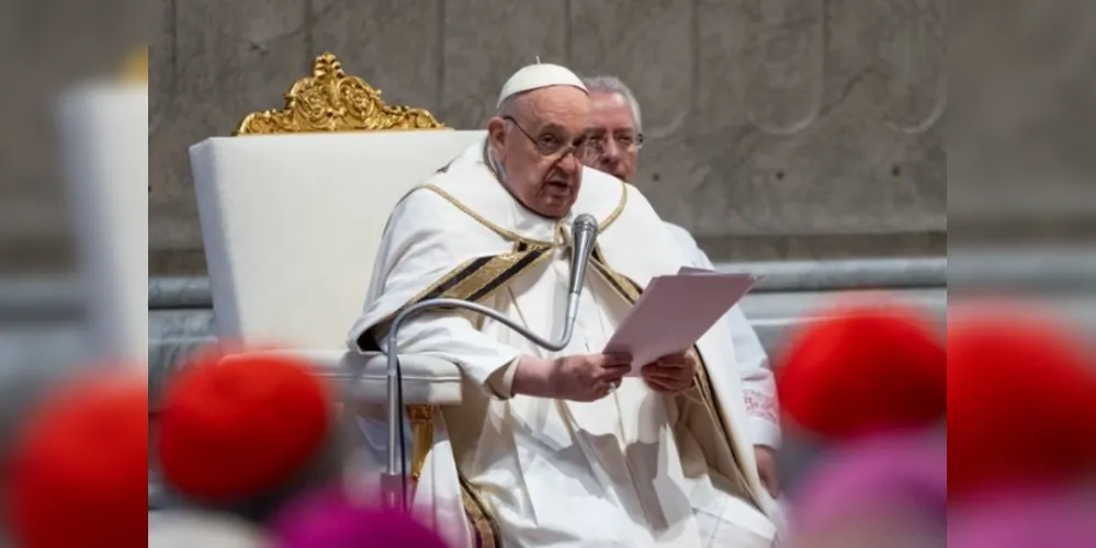 Os cardeais residentes em Roma se reuniram para a recitação do Santo Rosário pela saúde do papa