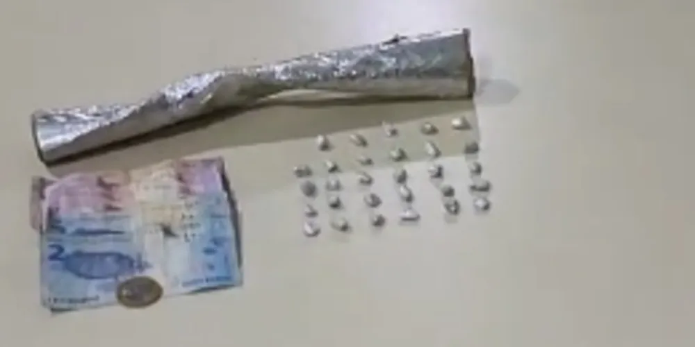 As pedras estavam embaladas