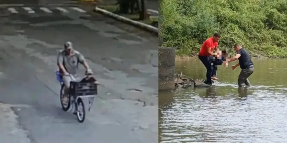 Homem, de 40 anos, arremessou seu próprio filho de cinco anos de uma ponte