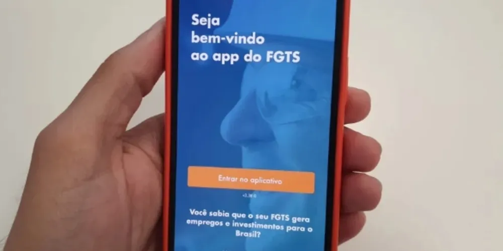 Aplicativo FGTS para celular