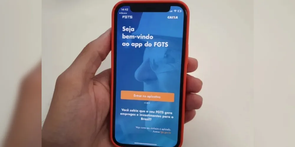 Aplicativo FGTS para celular