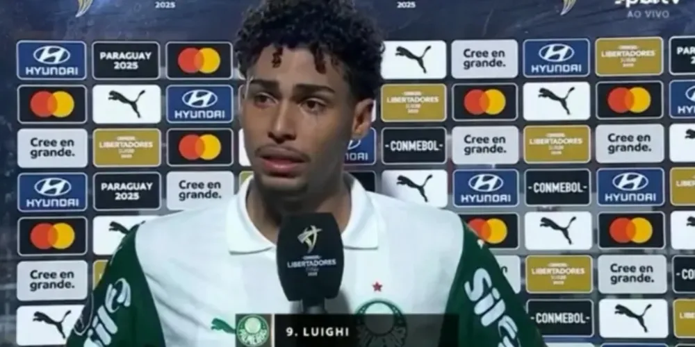 Luighi, de 18 anos, chorou após o ocorrido