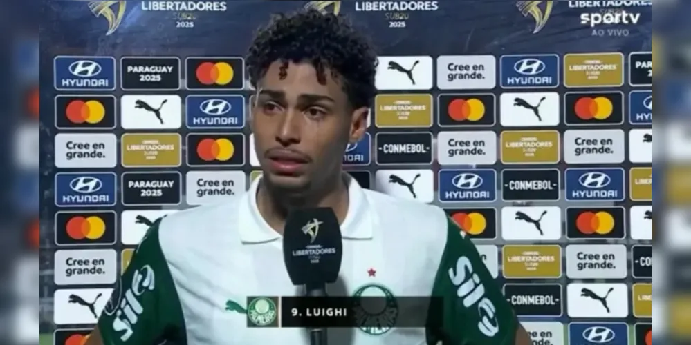 Luighi, de 18 anos, chorou após o ocorrido