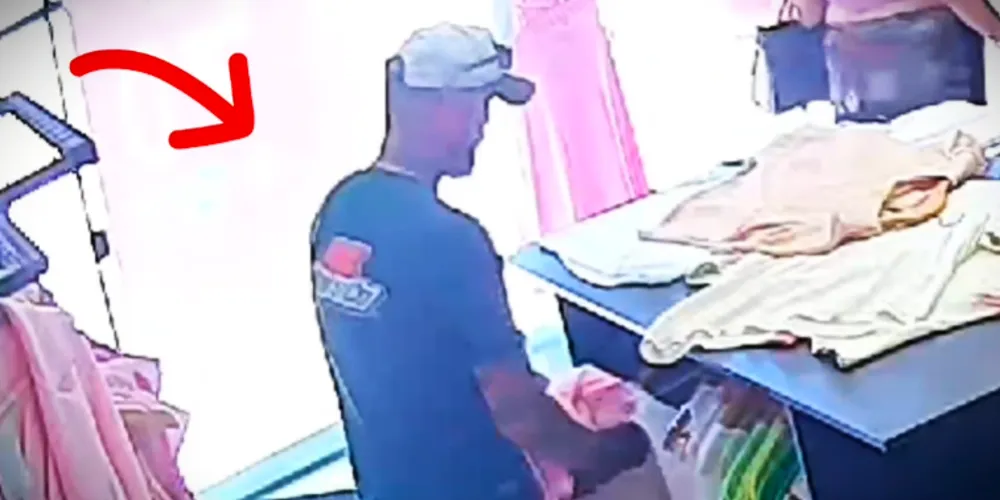 Homem furtou quatro peças de roupa durante a ação