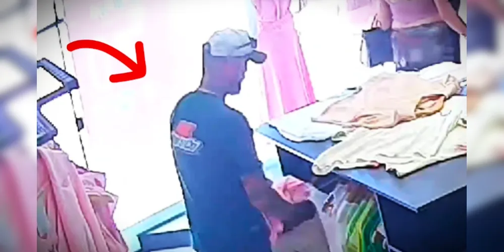 Homem furtou quatro peças de roupa durante a ação