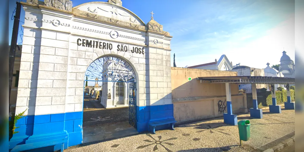 Cemitério São José, no Centro de Ponta Grossa