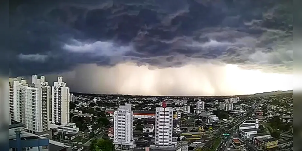 Chuva pode atingir o município ponta-grossense