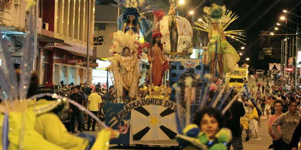 O Carnaval de Ponta Grossa terá o desfile das Escolas de Samba