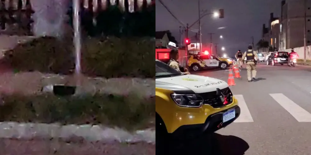 Moradores perceberam o objeto na rua e chamaram a PM