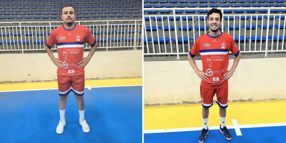 Diego e Nando como jogadores do ACGF Ponta Grossa/Grupo Gerencial