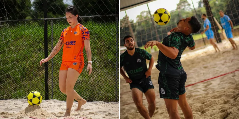 Atletas de futevôlei