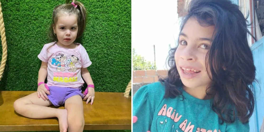 Maya e Bruna são portadoras de paralisia cerebral