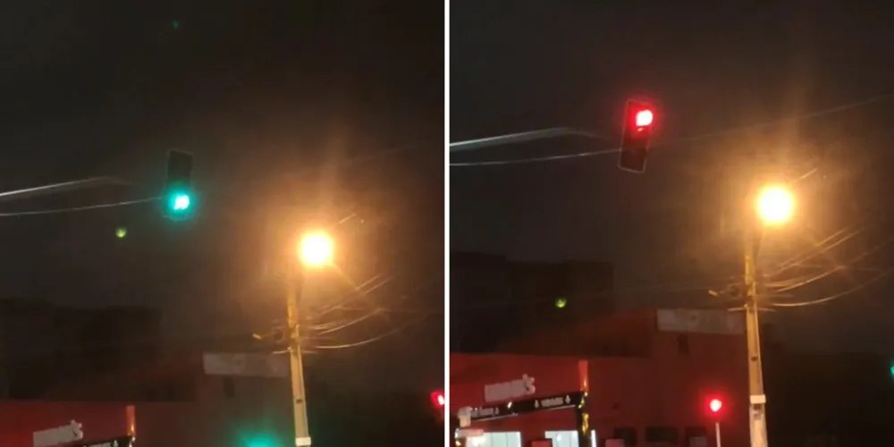 O semáforo leva em torno de 8 segundos para ficar vermelho