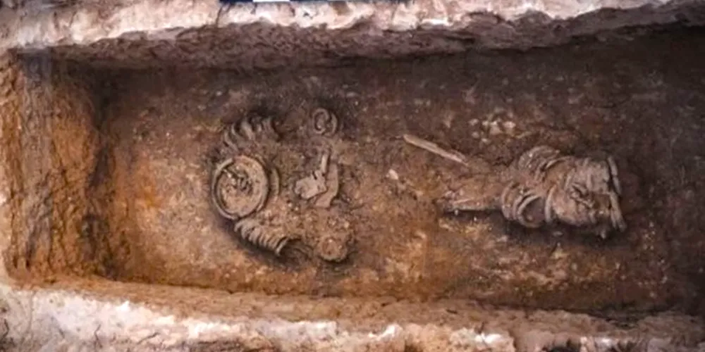 Esqueleto estava no monastério Khirbat el-Masani