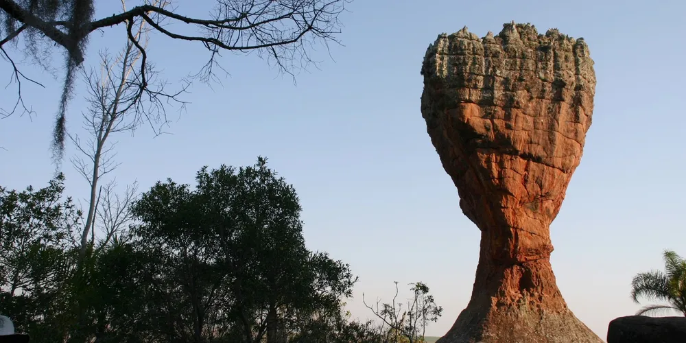 Taça da Vila Velha, principal ponto de turismo ponta-grossense
