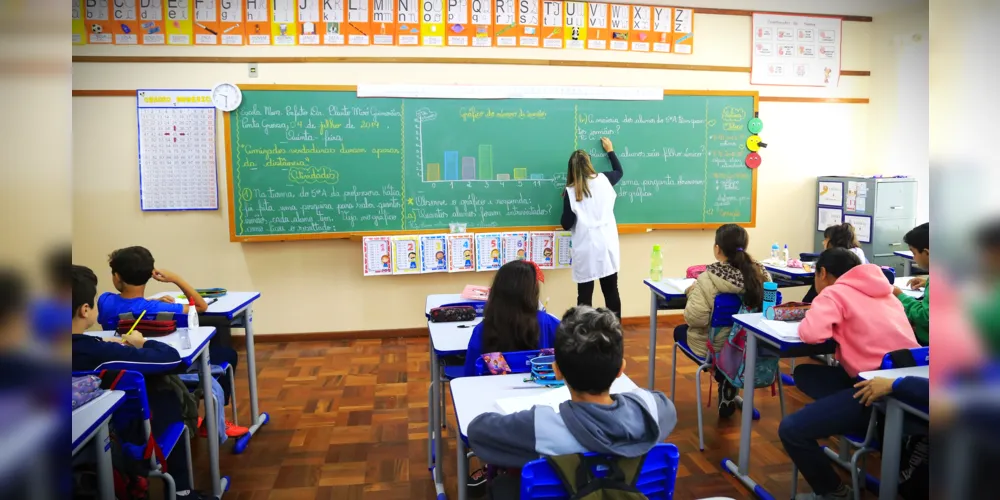 Alunos foram mandados embora, nesta terça-feira (18), com a falta de água