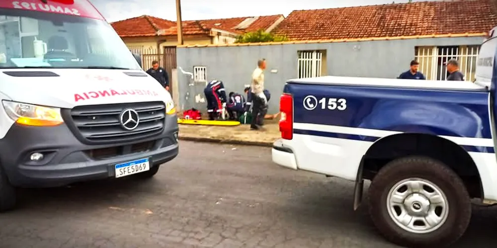 Equipes da GCM e do Samu foram acionadas para a ocorrência