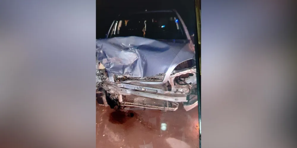 O acidente foi registrado na madrugada desta segunda-feira (21)