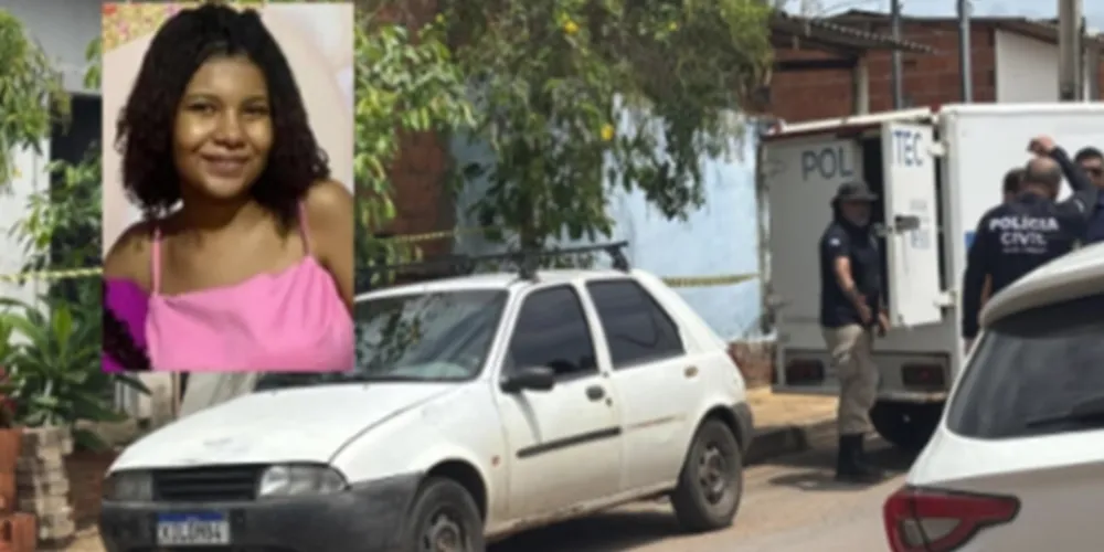 A adolescente Emilly Azevedo Sena, de 16 anos, grávida de 9 meses e encontrada morta em uma cova rasa