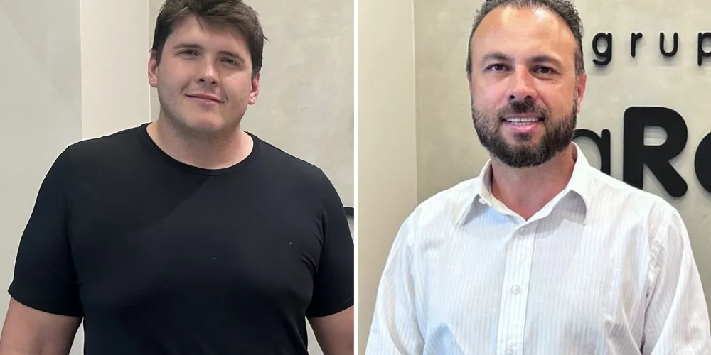 Luiz Henrique Honesko (à esquerda) será substituído por Rafael Mansani (à direita), durante sete dias