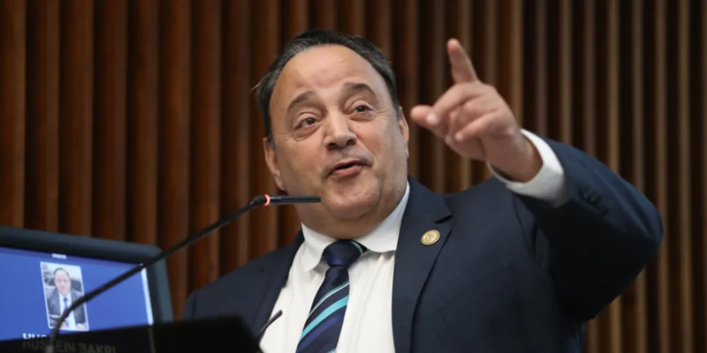 Hussein Bakri esteve presente na Audiência Pública realizada em São Mateus do Sul.