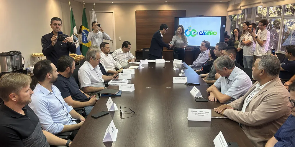 Lideranças municipais destacaram ações dos primeiros 100 dias de Gestão em Castro