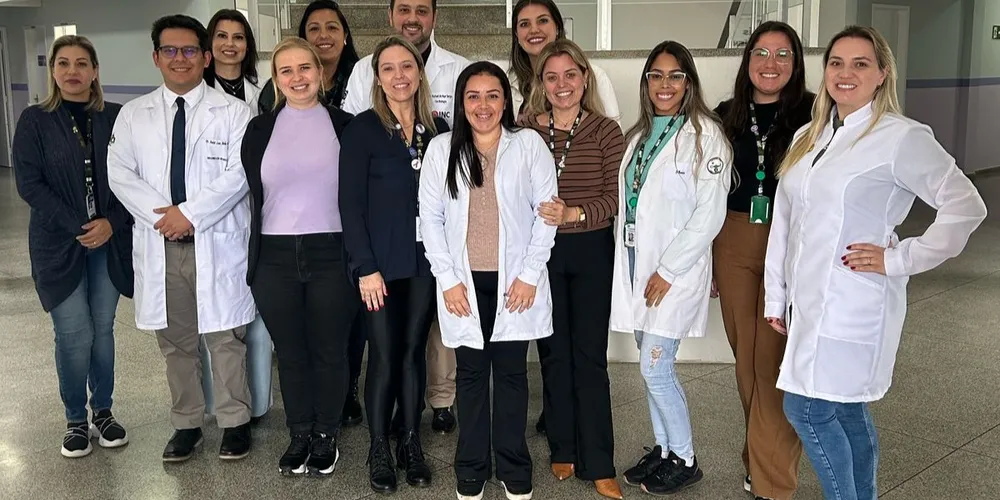 Os profissionais da APS Ponta Grossa e do CimSaúde estiveram reunidos