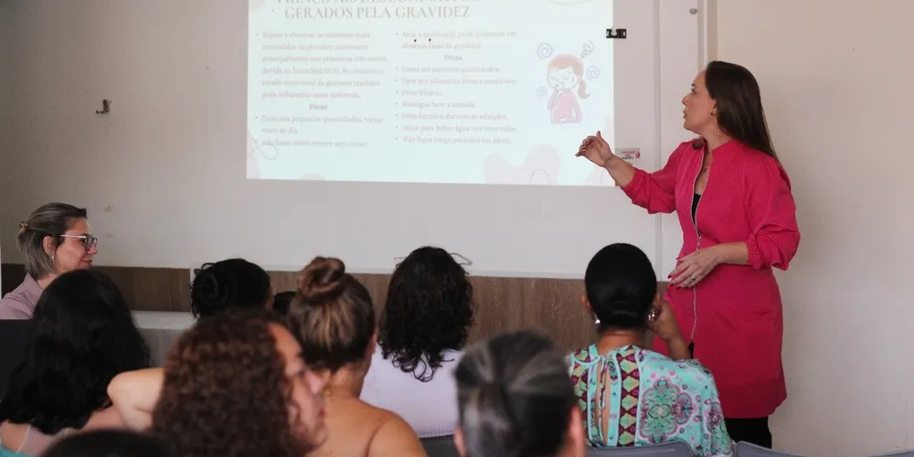 A ação integra as iniciativas da Prefeitura Municipal voltadas à promoção do cuidado integral com a saúde da mulher e do bebê