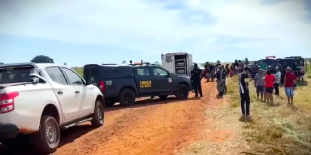 Equipes da Força Nacional de Segurança Pública estiveram no local da situação