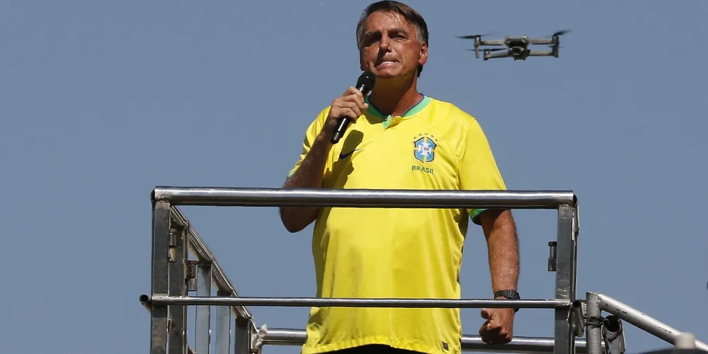 Jair Bolsonaro reuniu apoiadores no mesmo local em abril de 2024