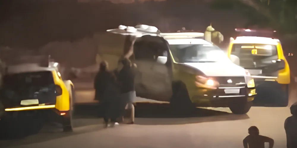 Equipes das polícias Civil e Militar estiveram no local da ocorrência