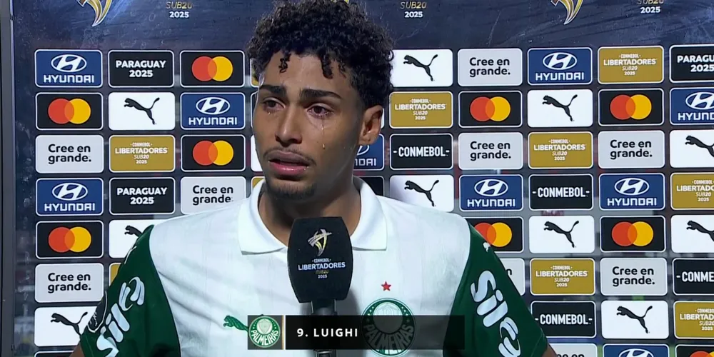 Luighi, atacante do Palmeiras