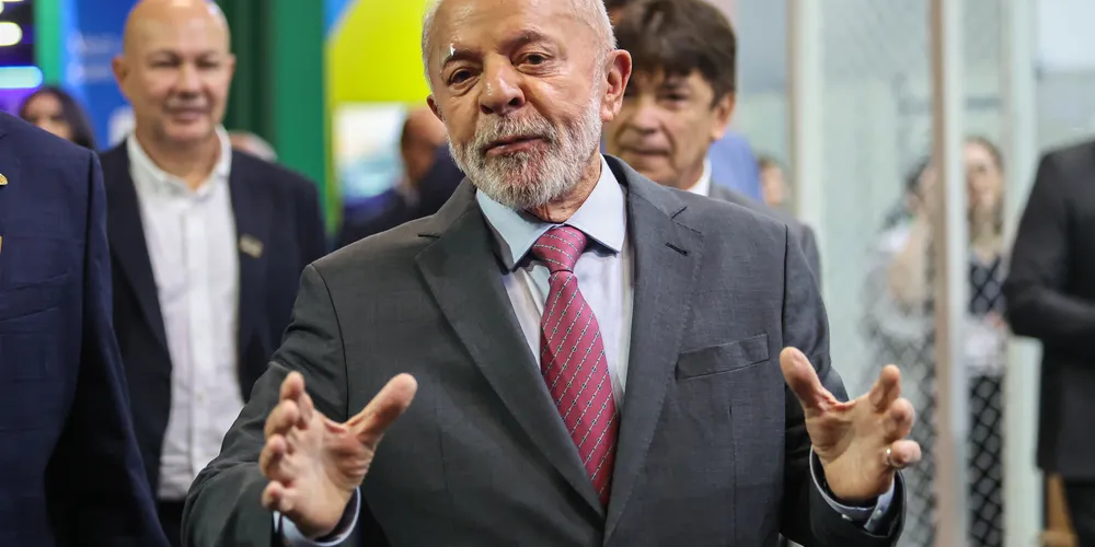 Lula durante abertura de evento em São Paulo